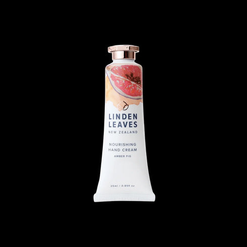Amber Fig Hand Cream Boxed 25ml-Linden Leaves-Matakana Pharmacy